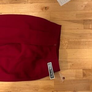 Madison Studio Deep Red red pants with tags size 6